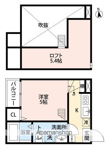 KAHALE八千代Bの間取り写真