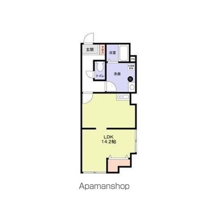 メゾンドフィナンシェ[1R/37.5m2]の間取図