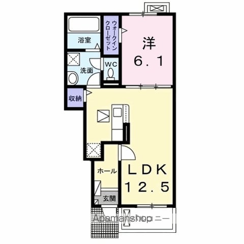鳥羽町アパートの間取り写真