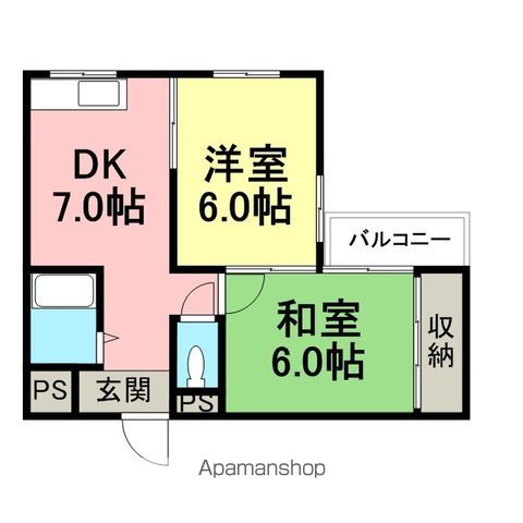 サンパレス21新明の間取り写真