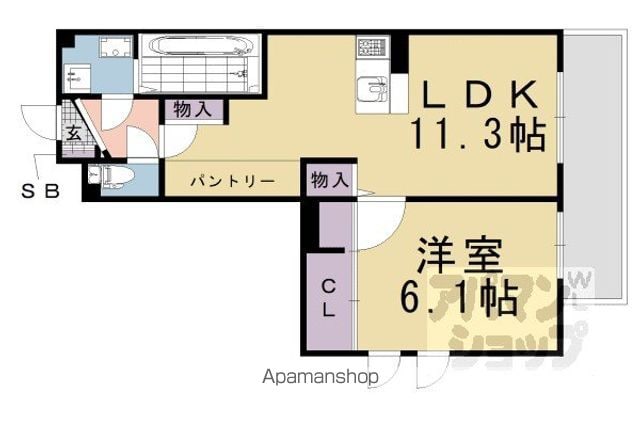 アリビオ向日町の間取り写真