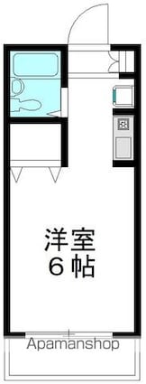 ローラ・シャンテ[1R/18.2m2]の間取図