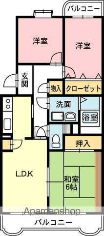 エクセルの間取り写真