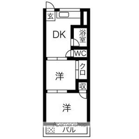 コーポハヤシの間取り