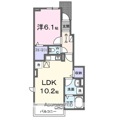 【ベルウッド八街Ⅰの間取り】