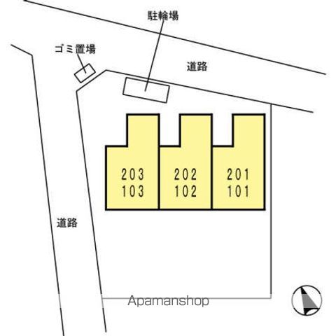 サンハイツ光が丘 103 ｜ 東京都練馬区高松４丁目12-23（賃貸アパート1LDK・1階・47.40㎡） その15