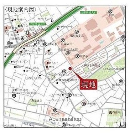 プラウドフラット三軒茶屋Ⅱ[1LDK/41.58m2]の配置図