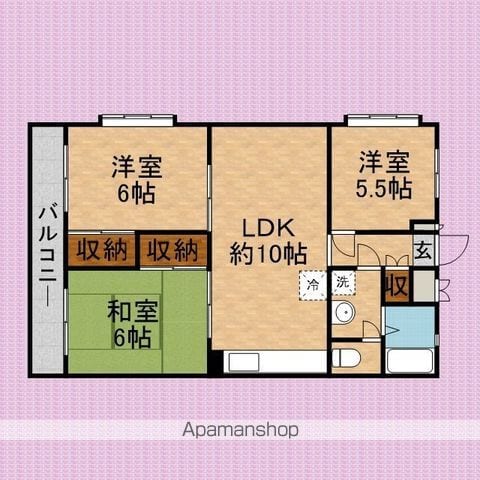 アースリー築地の間取り写真