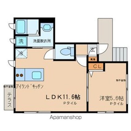 ＬＥ　ＳＴＹＬＥ[1LDK/38.23m2]の間取図