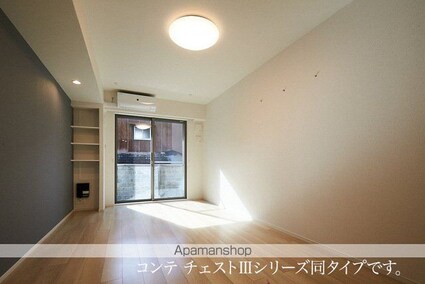 ヒカルサ　甲府住吉ノース[1K/28.87m2]のリビング・居間