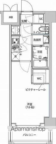 【ハーモニーレジデンス東京イーストサイドの間取り】