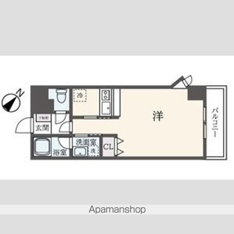 フェルテ髙波の間取り