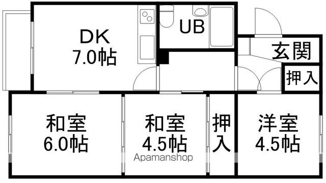 第12松井ビルの間取り写真