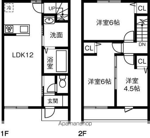 MAISON LEGAME Bの間取り写真