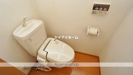 岡山県倉敷市青江[1K/30.4m2]のトイレ