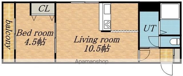 エステラ旭ヶ丘の間取り写真