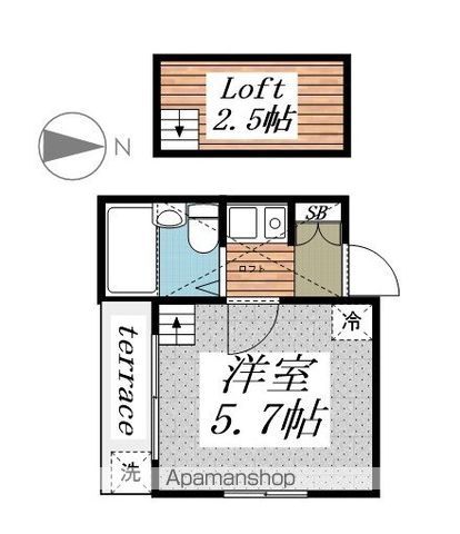 ＧＲＥＥＮ　ＬＥＡＦ習志野の間取り