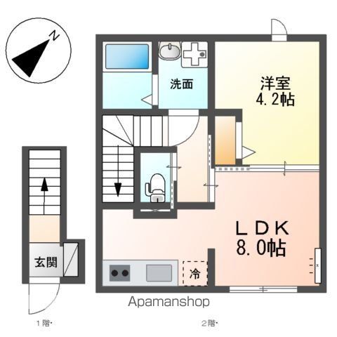 ペルシュワールの間取り写真