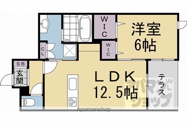 京都市伏見区桃山羽柴長吉東町ヘーベルメゾンの間取り写真