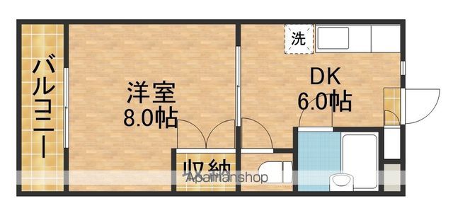 シャンブル24の間取り写真