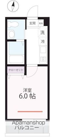 ハーミットクラブハウスPONTE BANDOOの間取り写真