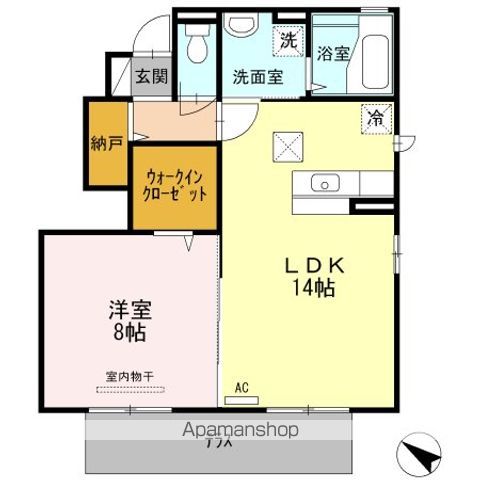 ラーク Bの間取り写真