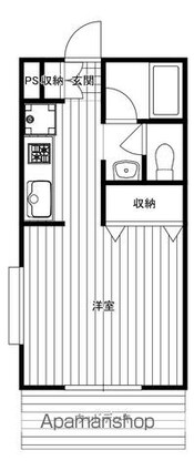 ソナチネの森[1R/27.08m2]の間取図