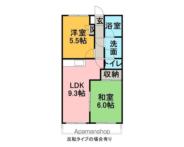 グランドパレス松井の間取り写真
