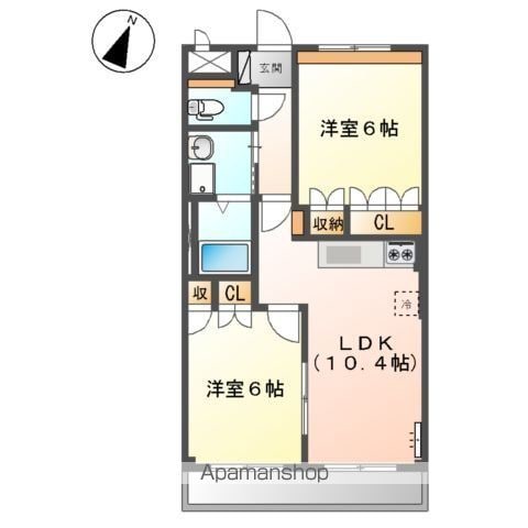 サンパレスの間取り写真