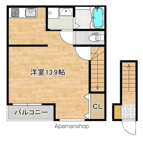 エスポワールT VIIIの間取り写真