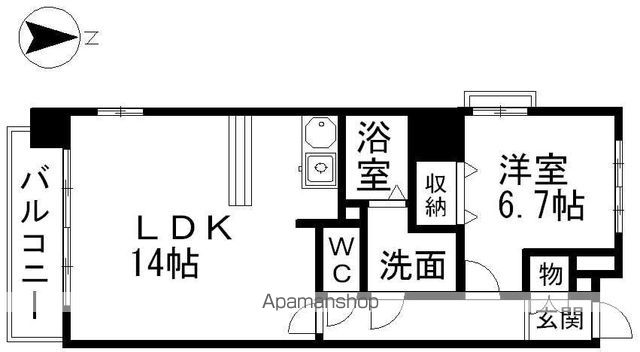 レジディア久屋大通IIの間取り写真
