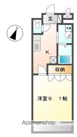 フルールの間取り写真