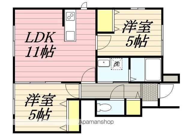 ＷＯＯＤＨＯＵＳＥの間取り