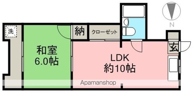 広栄マンションVIの間取り写真
