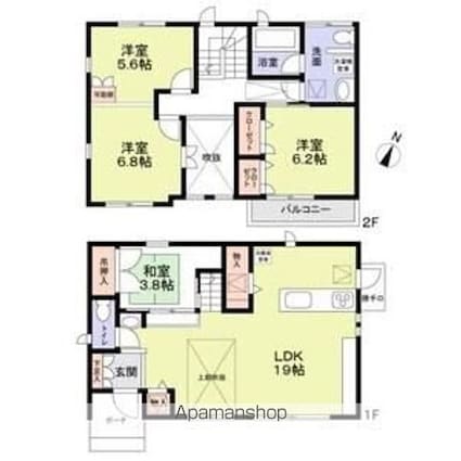 フォレストハウス緑台[4LDK/101.64m2]の間取図