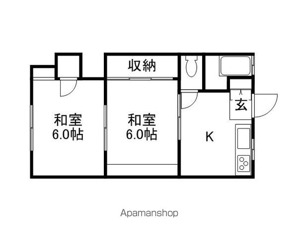 赤田荘の間取り写真