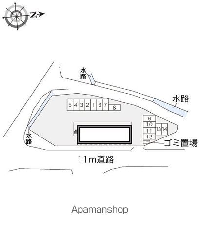 レオパレスＳＡＫＡＴＡ 107 ｜ 福岡県筑紫野市大字古賀12-1（賃貸アパート1K・1階・23.18㎡） その13