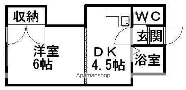 マンションりらの間取り写真
