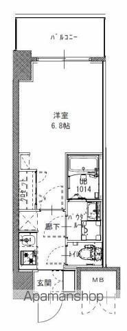 S−RESIDENCE難波大国町UNOの間取り写真