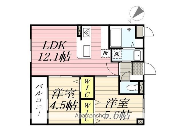 LUXCAS大橋の間取り写真