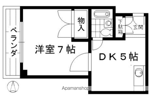 第2ヌヴェールハイツの間取り写真