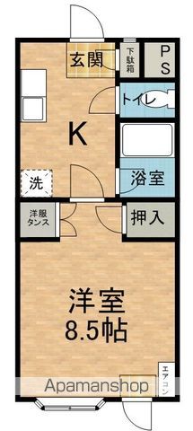 コーポフランネットの間取り写真