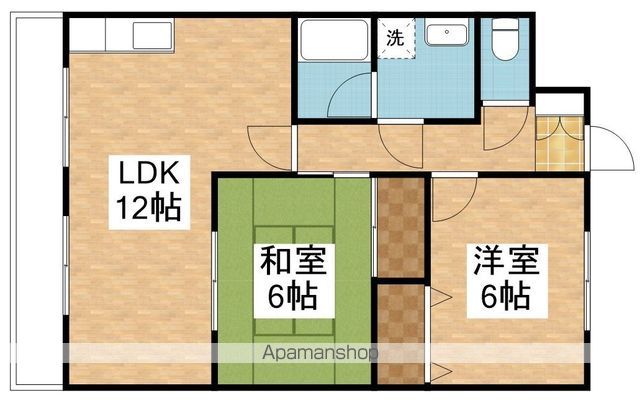 オークランド紫竹の間取り写真