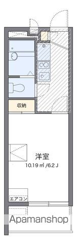 レオパレス俊の間取り写真