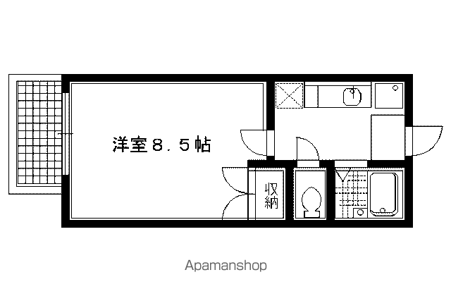 銀頂ハイツの間取り写真
