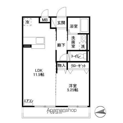 PURE COURTの間取り写真