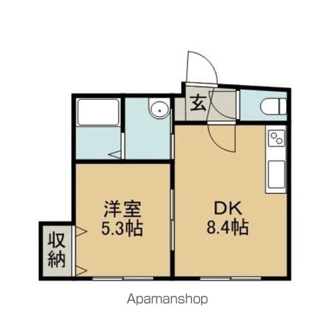 グローバル川沿の間取り写真
