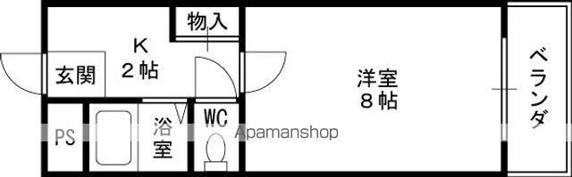 フローラル横堤の間取り写真