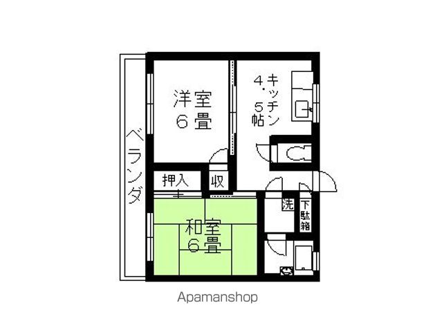 【穂高ハイムの間取り】