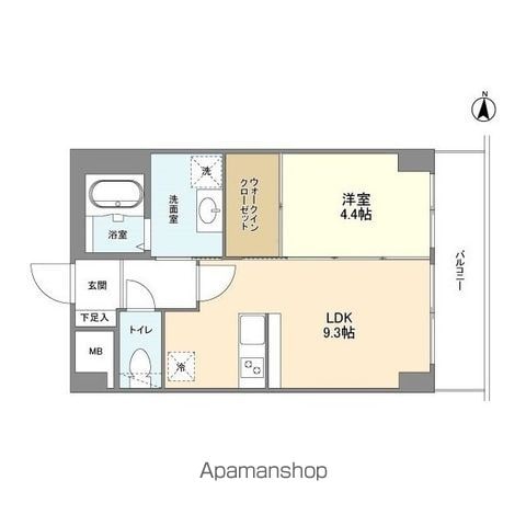 サイレンス服部の間取り写真
